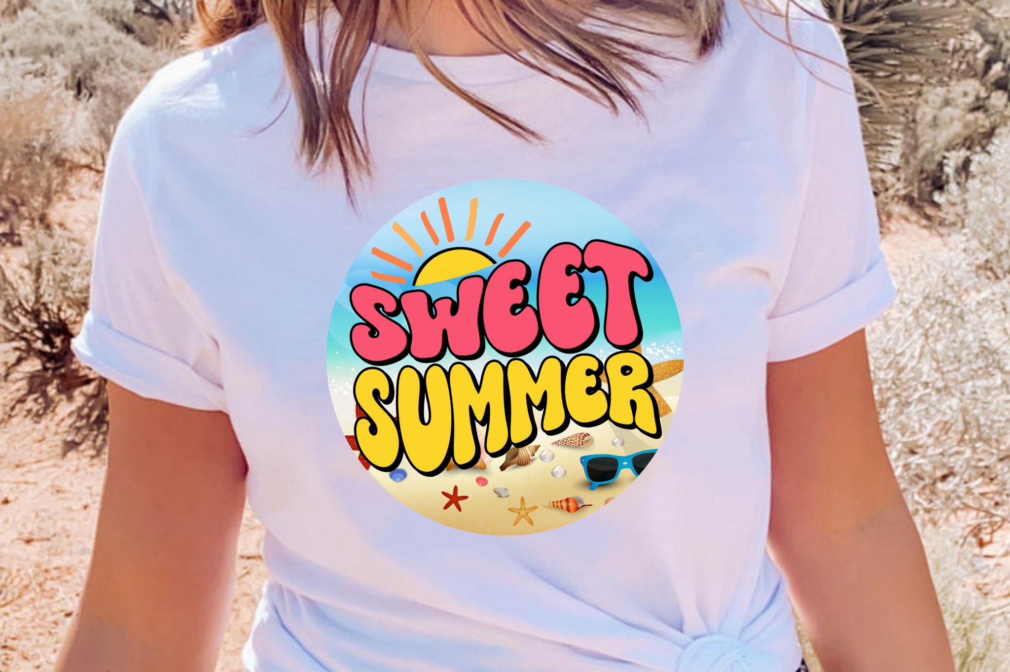Retro Summer Sublimation PNG Bundle