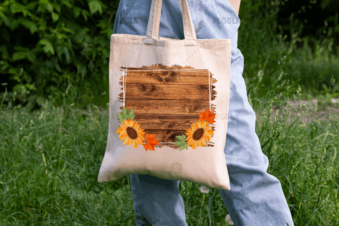 Fall Sunflowers Sublimation Background bundle