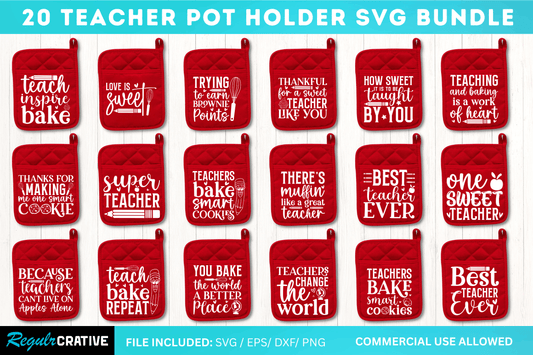 Teacher Pot Holder Bundle