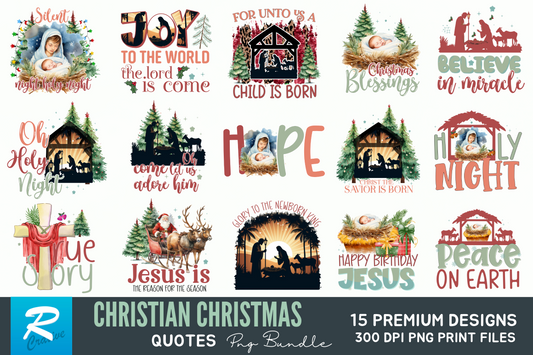 Christian Christmas Sublimation Bundle