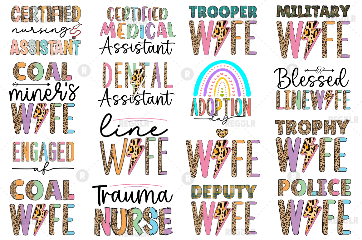 Wife Sublimation Bundle