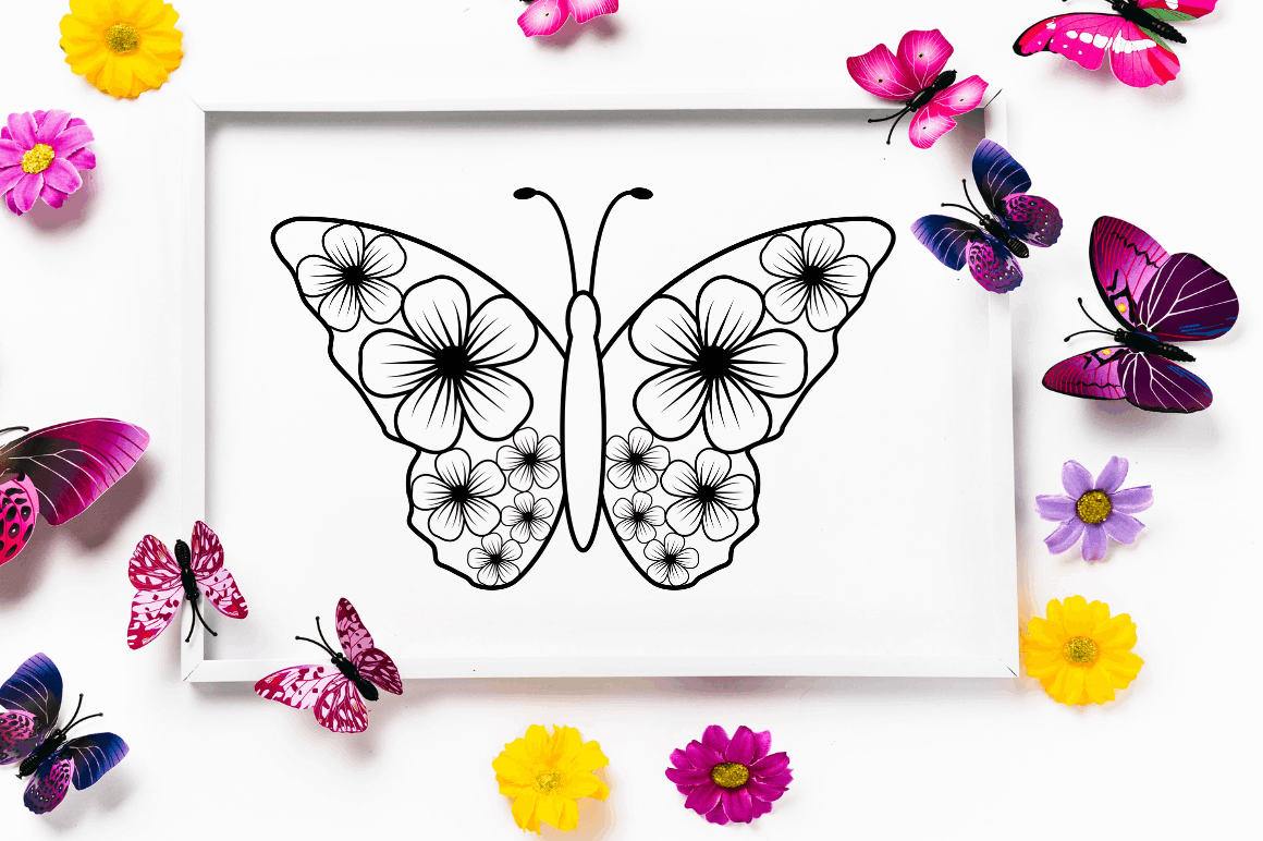 Layer Paper Cut Butterfly SVG Bundle