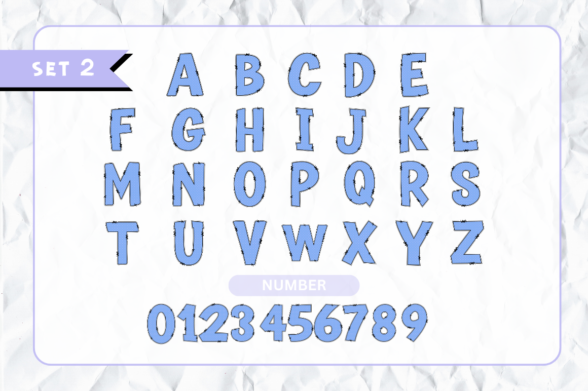 Sports Doodle Alphabet Bundle with Hand Drawn Clipart