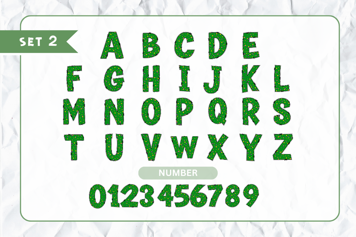 Mardi Gras Doodle Alphabet Bundle with Hand Drawn Clipart