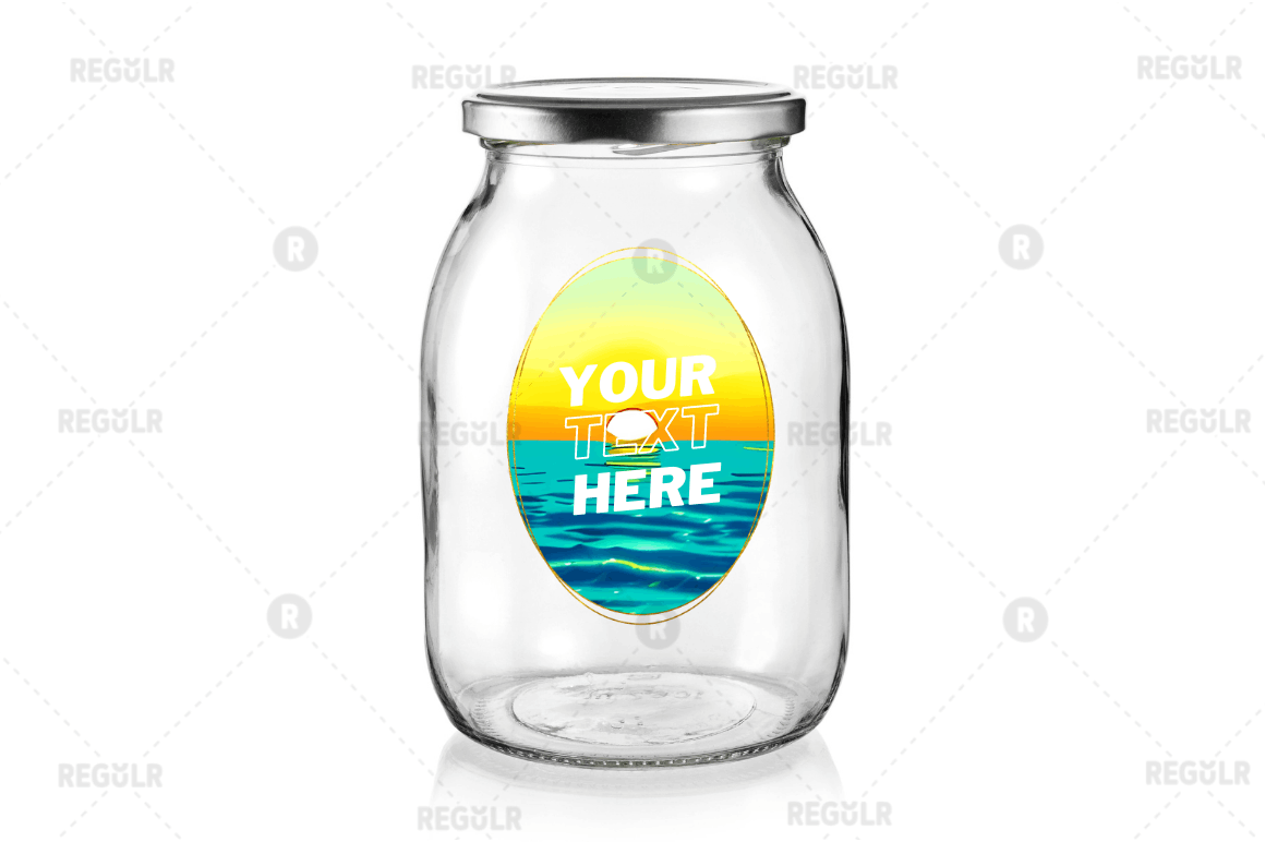Ocean Water & Sunset Sky Sublimation Oval Background Bundle