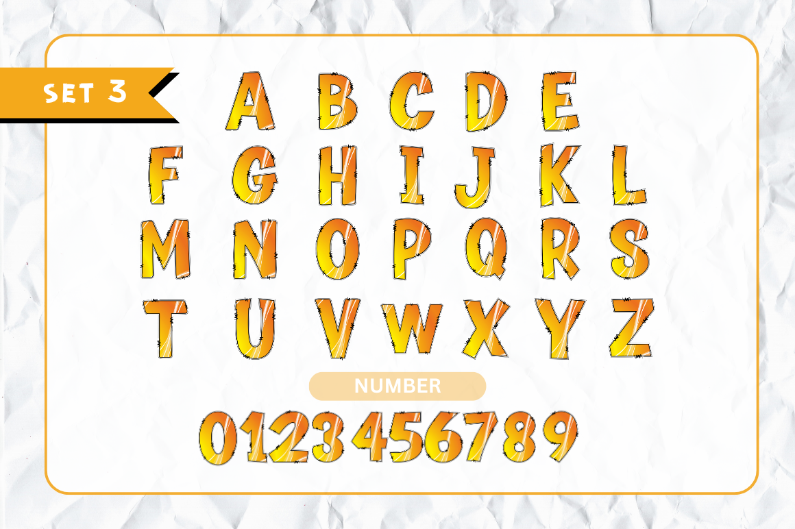 Sports Doodle Alphabet Bundle with Hand Drawn Clipart