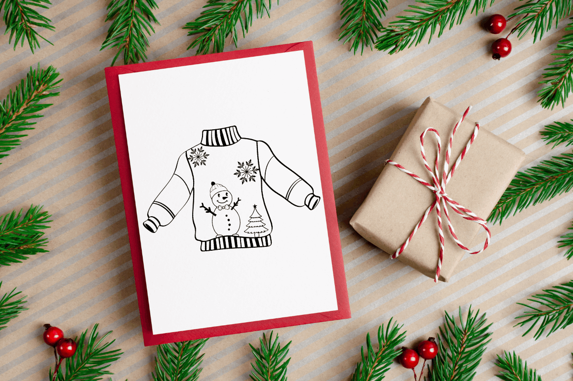 Christmas Ugly Sweater Ornament Bundle