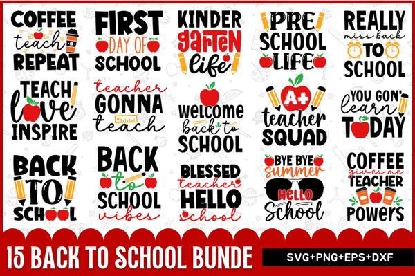 Back To School SVG Bundle