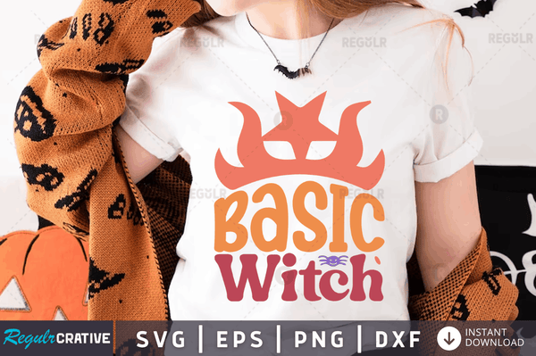 basic witch Svg Png Dxf Cut  design
