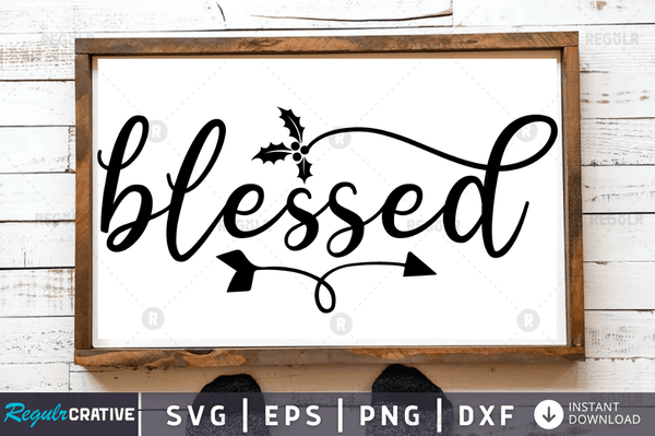 Blessed Svg Designs Silhouette Cut Files