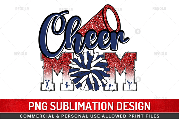 Cheer mom  Sublimation Design PNG
