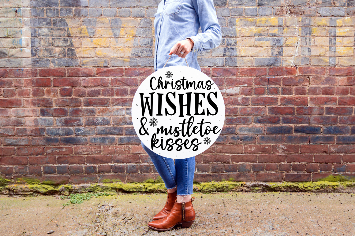 Christmas Round Sign SVG Bundle