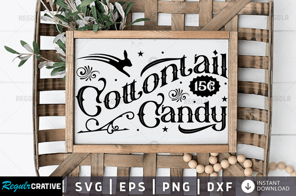Cottontail 15c candy Svg Designs Silhouette Cut Files