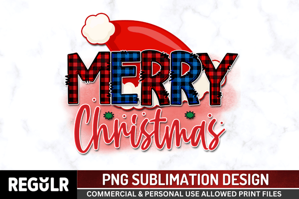 Merry Christmas Sublimation PNG Design , Christmas Sublimation