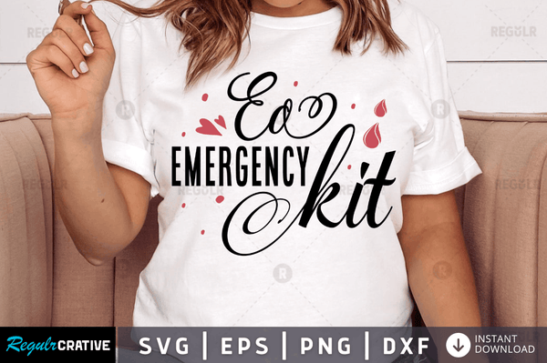 Eo emergency kit  svg cricut Instant download cut Print files