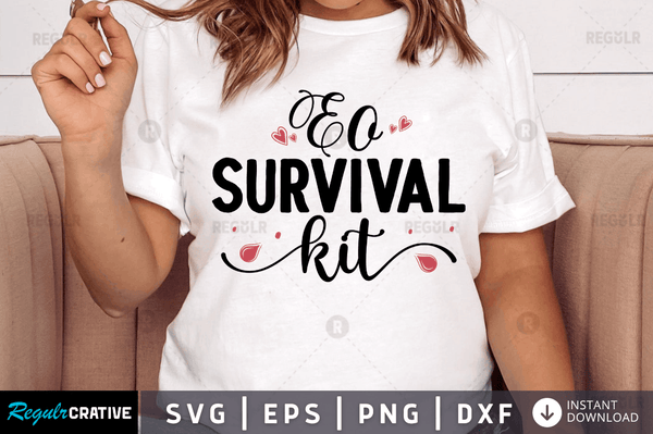 Eo survival kit svg cricut Instant download cut Print files