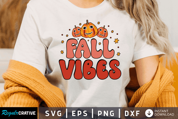 Fall vibes Svg Designs Silhouette Cut Files