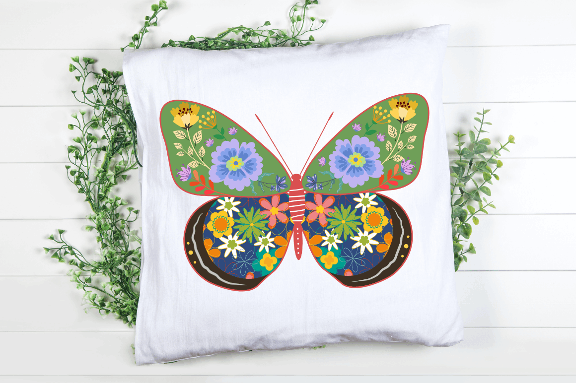 Floral Butterflies PNG Bundle
