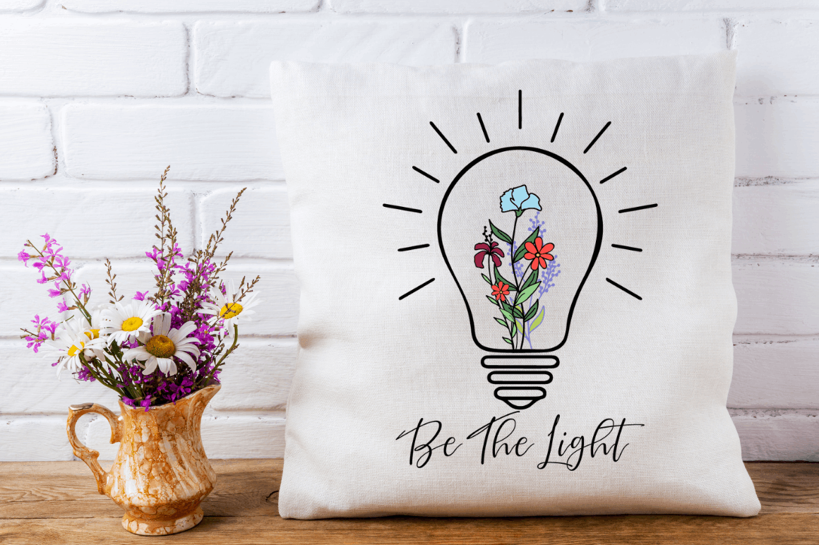 Flower with Inspirational SVG Quote Bundle