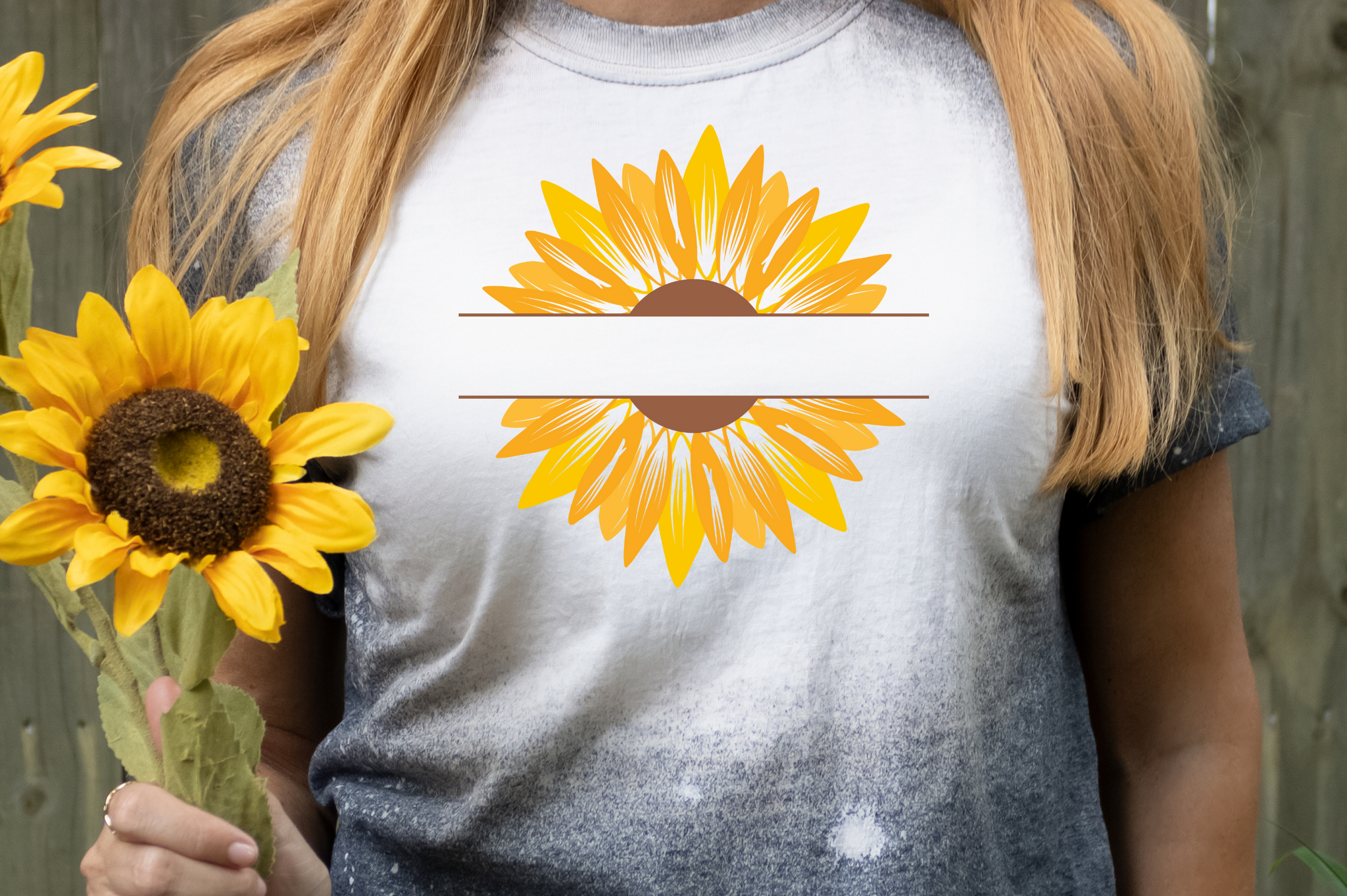 Sunflower Monogram SVG Bundle