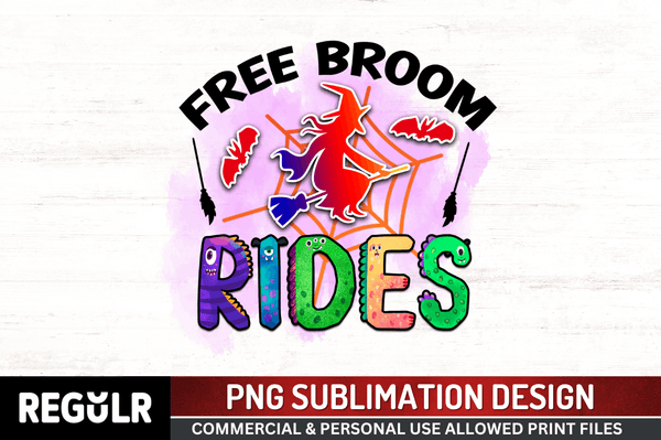 Free broom rides Sublimation PNG, Halloween  Sublimation png