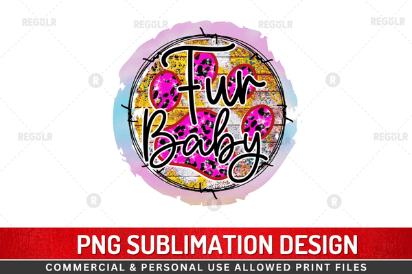 Fur baby Sublimation Design PNG