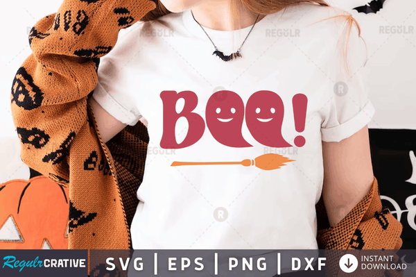 boo! Svg Png Dxf Cut Files