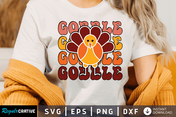 Gobble Gobble Gobble Svg Designs Silhouette Cut Files