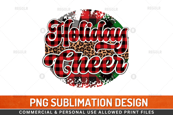 Holiday Cheer Sublimation Design PNG File