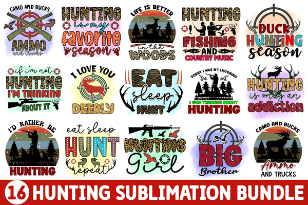 Hunting Sublimation Bundle