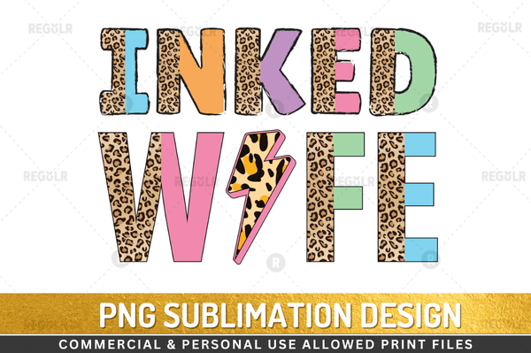 Inked wife Sublimation Design Downloads, PNG Transparent