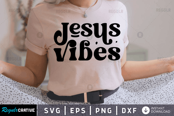 Jesus vibes Svg Design