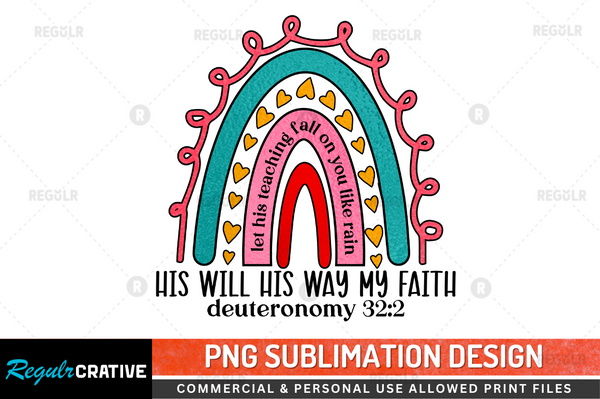 Let his teaching fall Sublimation Design PNG File