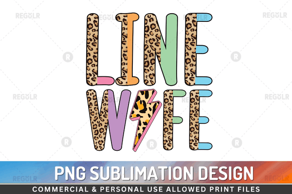 Line wife Sublimation Design Downloads, PNG Transparent