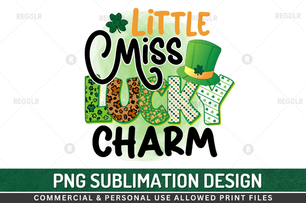 Little miss lucky charm Sublimation Design PNG File