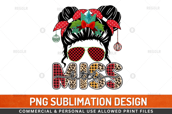Little miss Sublimation Design PNG File