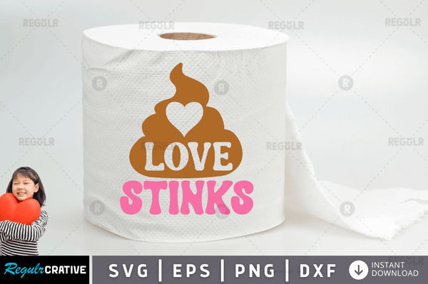 Love stinks Svg Designs Silhouette Cut Files