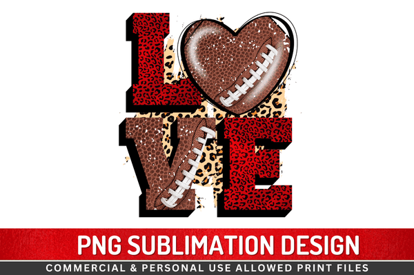 Love Sublimation Design PNG File, SPORTS PNG