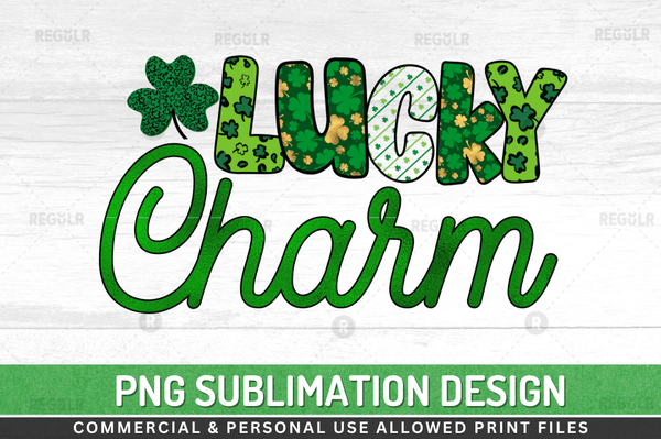 Lucky charm Sublimation Design PNG File