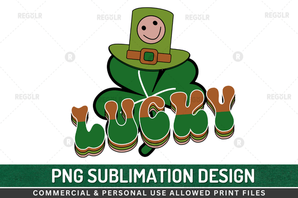 Lucky Sublimation Design PNG