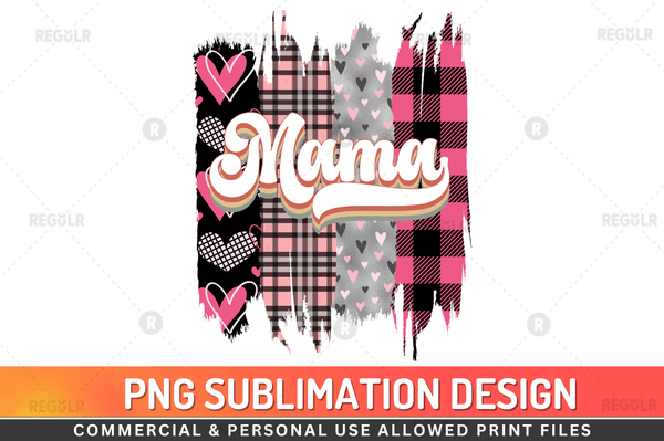 Mama Sublimation PNG Design, Family png file