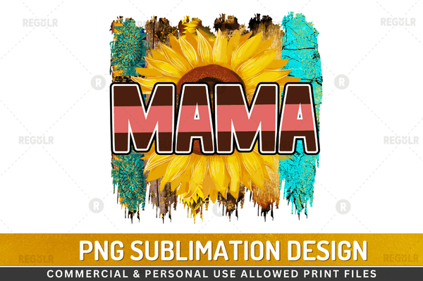 Mama Sublimation Design PNG File, mom png design