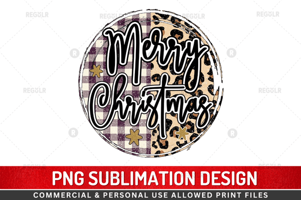 Merry Christmas Sublimation Design , Christmas Sublimation Design