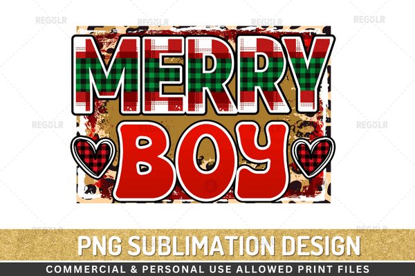 Merry boy Sublimation Design Downloads, PNG Transparent