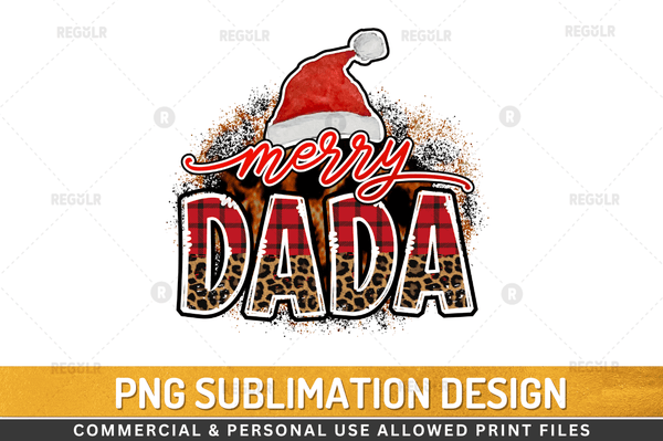 Merry dada Sublimation Design Downloads, PNG Transparent