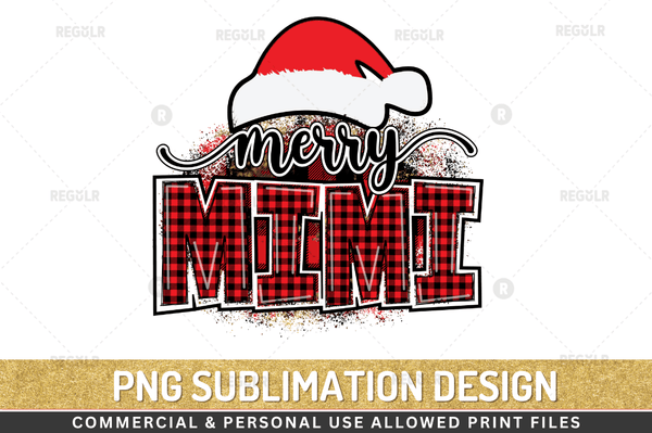 Merry mimi Sublimation Design Downloads, PNG Transparent