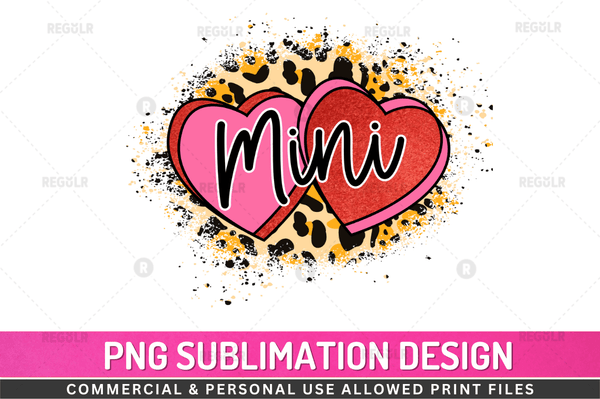 Mini Sublimation Design PNG Transparent
