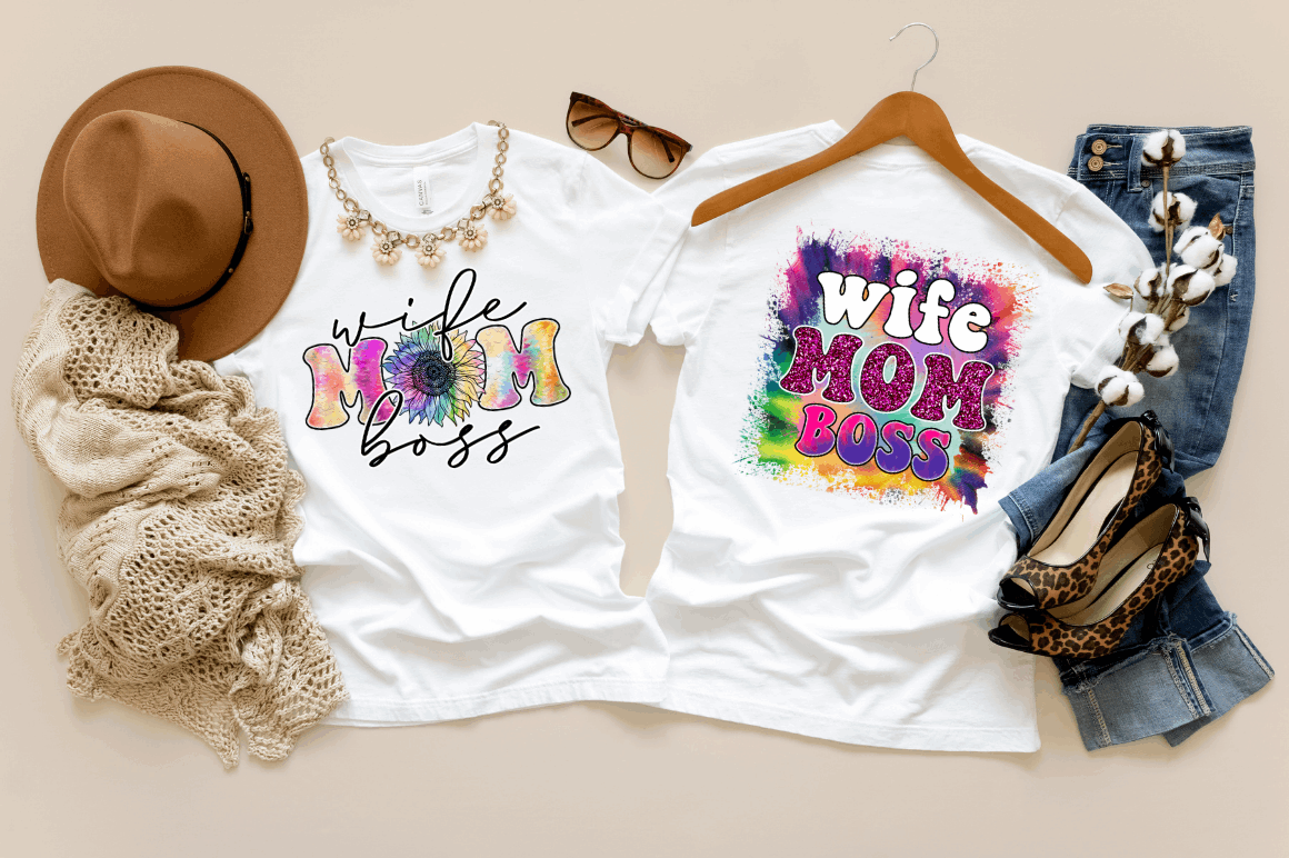 Tie Dye Mom Sublimation Bundle