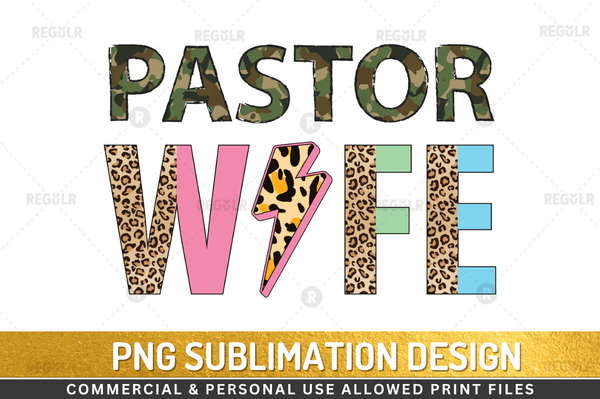 Pastor wife Sublimation Design Downloads, PNG Transparent