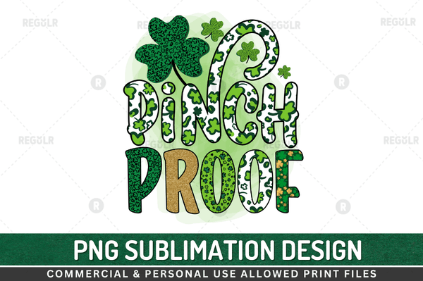 Pinch proof Sublimation Design PNG File